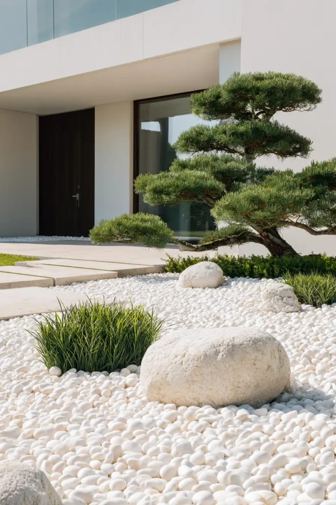 Zen-Inspired Garden Border