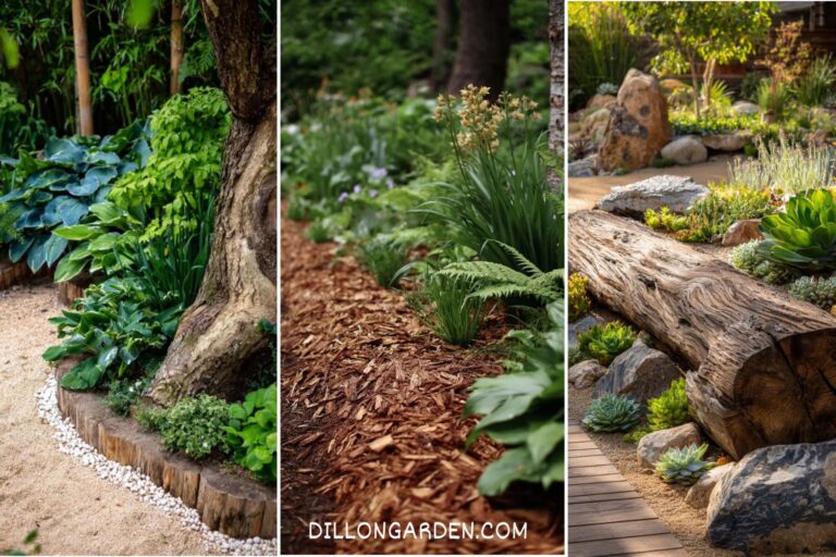 20 Garden Borders Ideas That Look Great With Bark