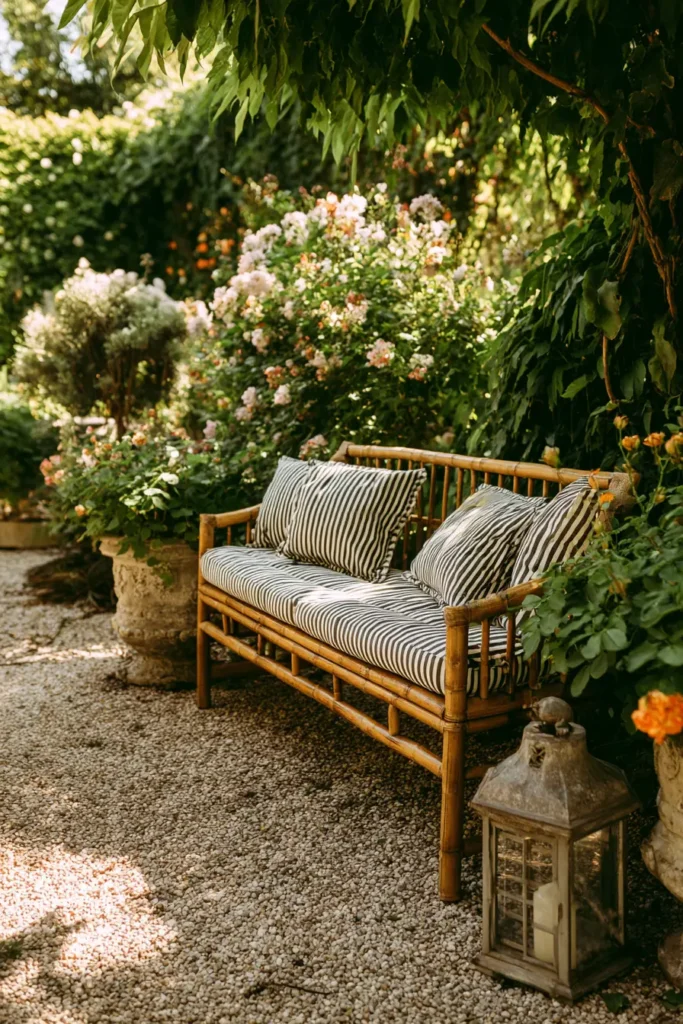 Camellia Blooms in Serene Setting