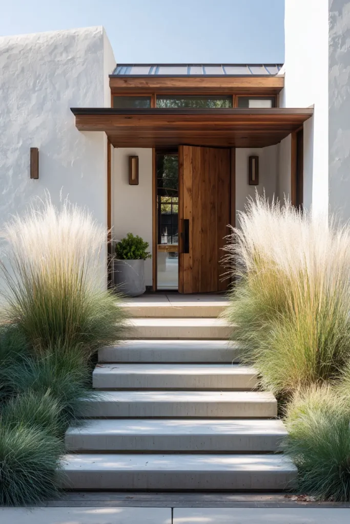 Clean Lines with Grassy Pathway