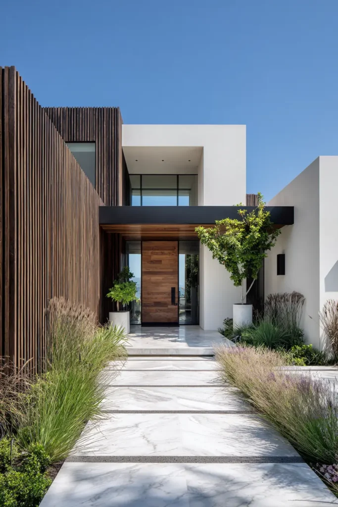 Clean Lines with Ornamental Grasses