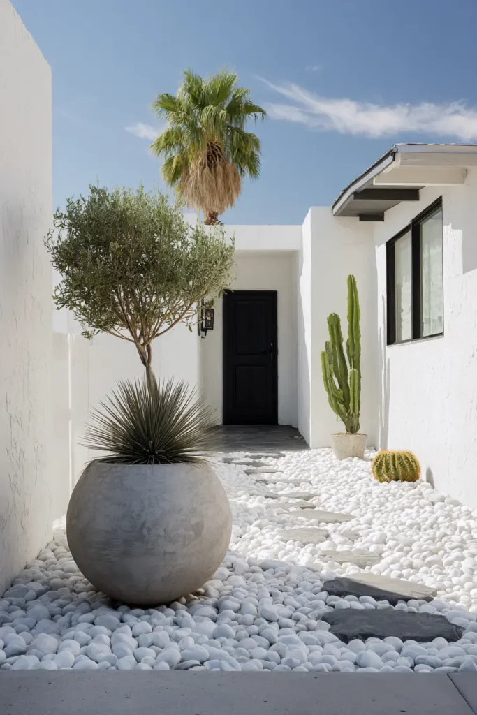 Contemporary Desert-Inspired Minimalist Garden