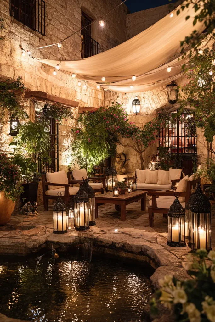 Dreamy Twilight Patio