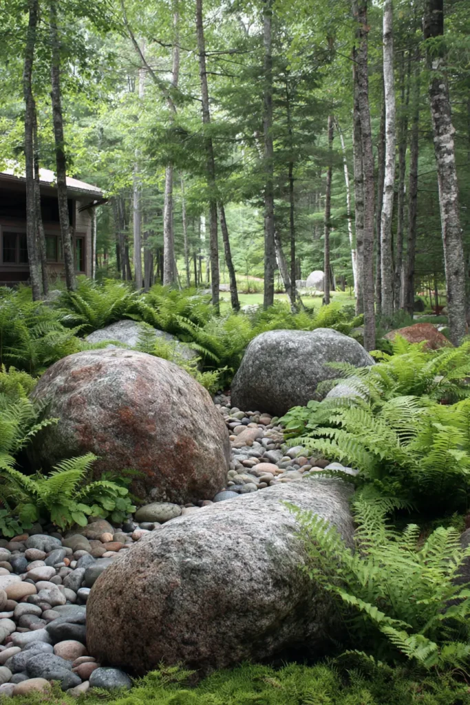 Ferns and Colorful Ground Cover Plants