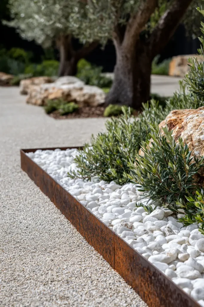 Gravel and Succulent Minimalist Garden