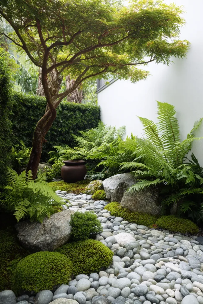 Japanese Maple Tree with Moss