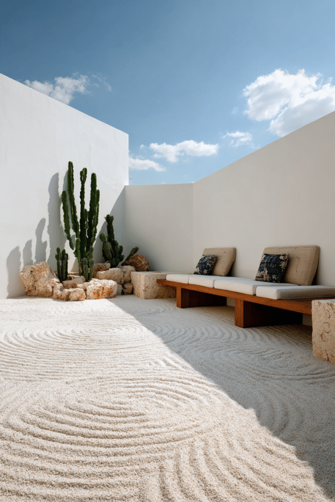 Modern Japanese Rock Garden