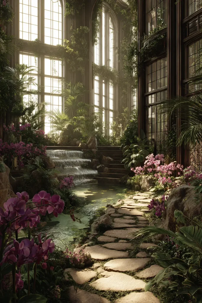 Overgrown Rainforest Courtyard