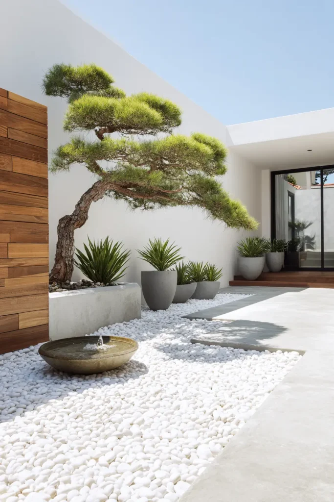 Peaceful Japanese Zen Garden Style