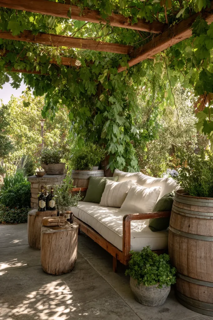 Quirky Small Cottage Garden with a Mismatched Flower Border