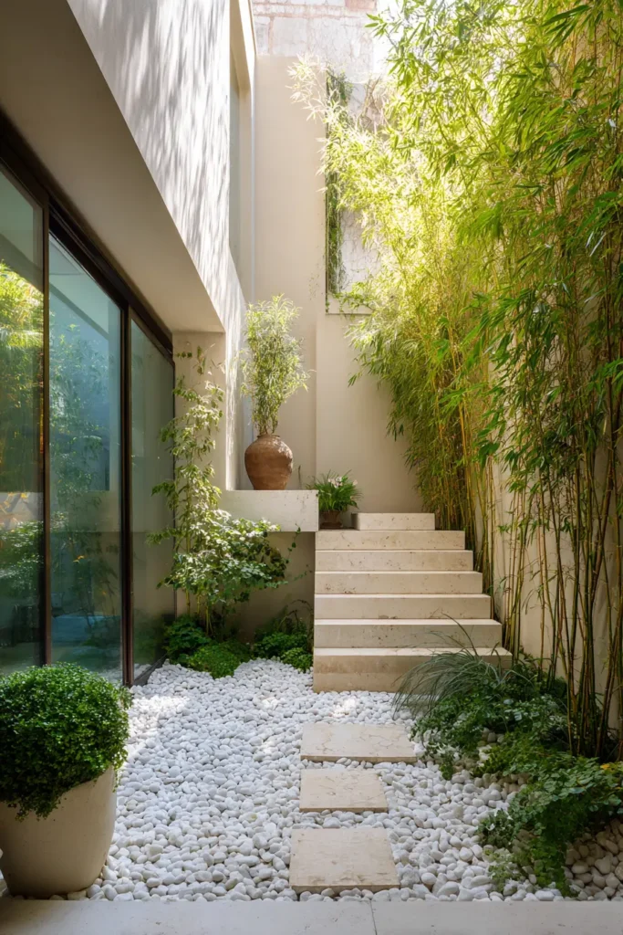 Serene Minimalist Garden Design