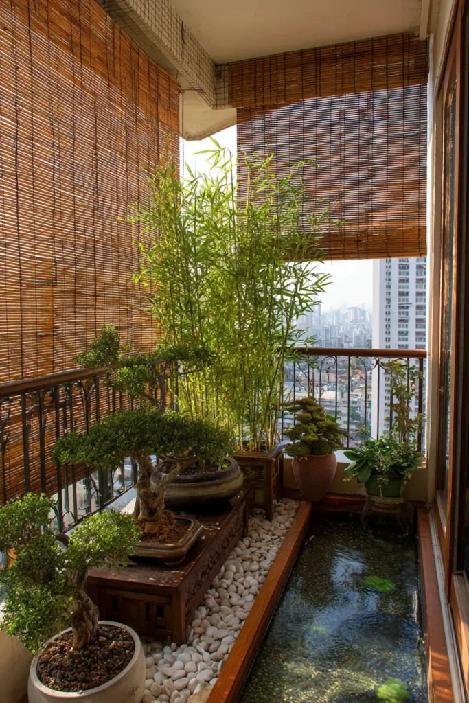 Serene Zen Balcony Retreat