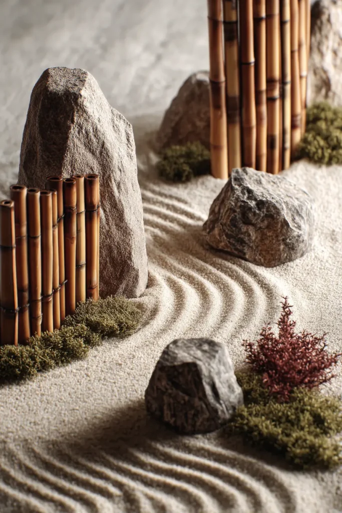 Serenity In Japanese Zen Garden