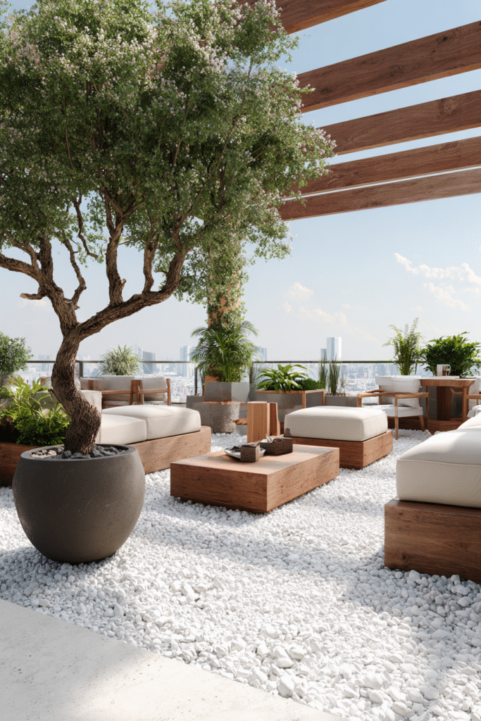 Simple Japanese Rock Garden