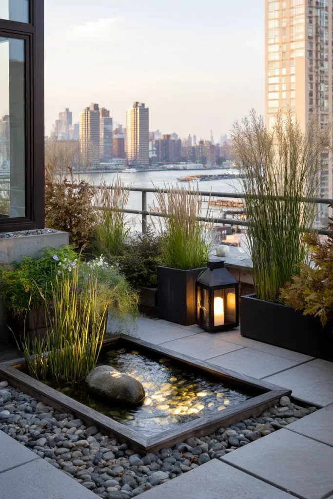 Tranquil Urban Rooftop Oasis