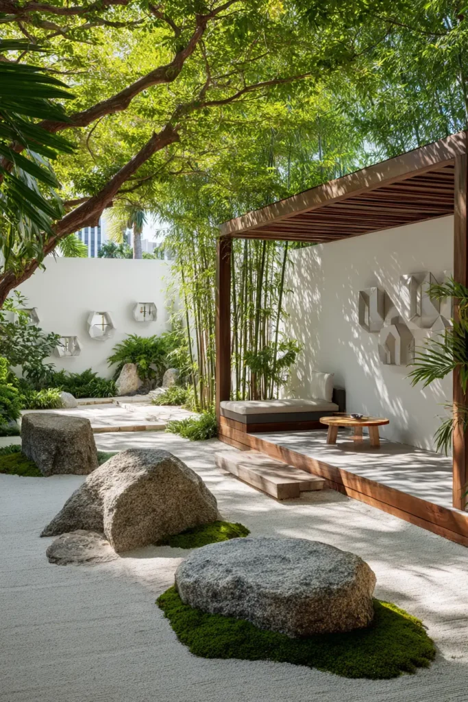 Zen-Like Japanese Rock Garden