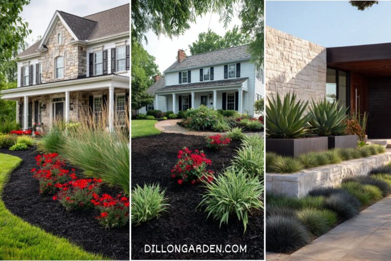20 Black Mulch Ideas for the Ultimate Contrasting Look