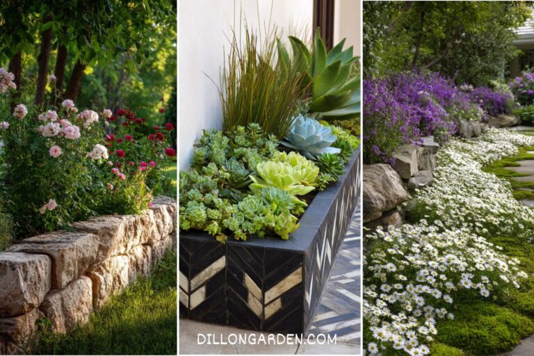 20 Stone Garden Bed Ideas I’m Loving Right Now!