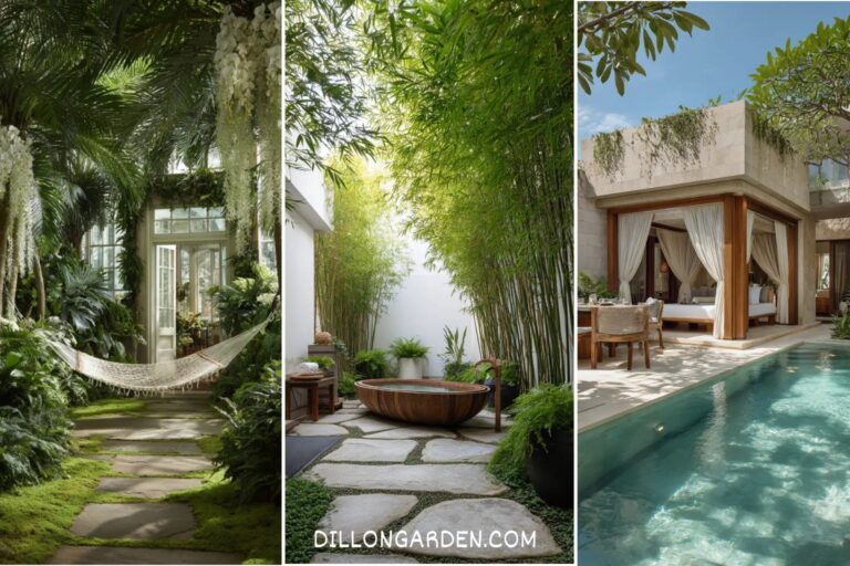 20 Tropical Courtyard Garden Ideas for a Lush Paradise