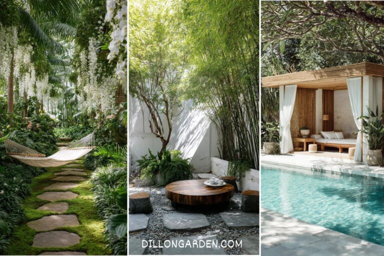 20 Tropical Courtyard Garden Ideas for a Lush Paradise